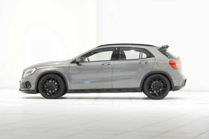 Brabus Mercedes GLA AMG Fitted with Stealth Black Wheels