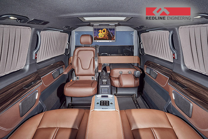 Redline Engineering Transforms the Interior of the Mercedes-Benz Viano Into Something Amazing