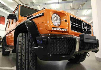 mercedes g63 amg crazy color sunset beam (7)