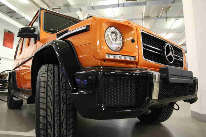 mercedes g63 amg crazy color sunset beam (7)