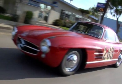 Leno Shows Off His Mercedes-Benz 300SL Gullwing Coupe