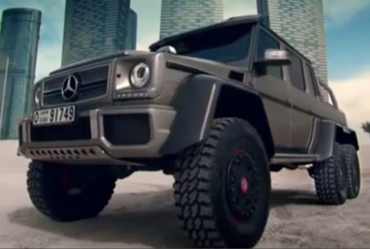 Top Gear Takes the Mercedes G63 AMG 6×6 Into the Different Parts of Dubai