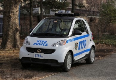 nypd smart fortwo car