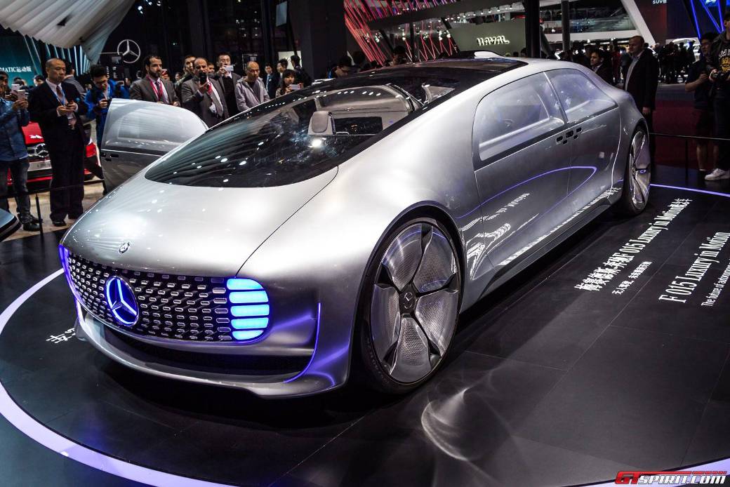 Mercedes-Benz F015 Luxury In Motion Seen At The Shanghai Motor Show