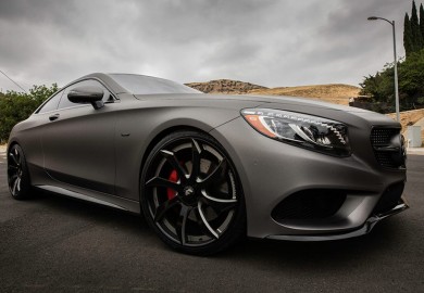 Gunmetal Grey Mercedes-Benz S-Class Coupe Fitted With Forgiato Wheels