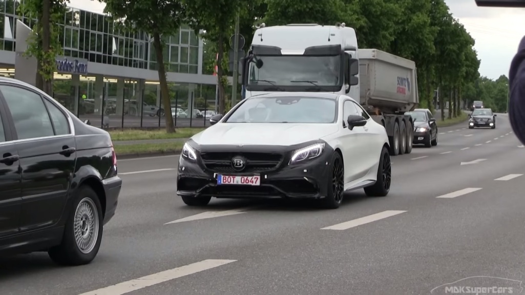 Brabus 850 Mercedes-Benz S63 AMG Coupe Caught On Video Undergoing Testing