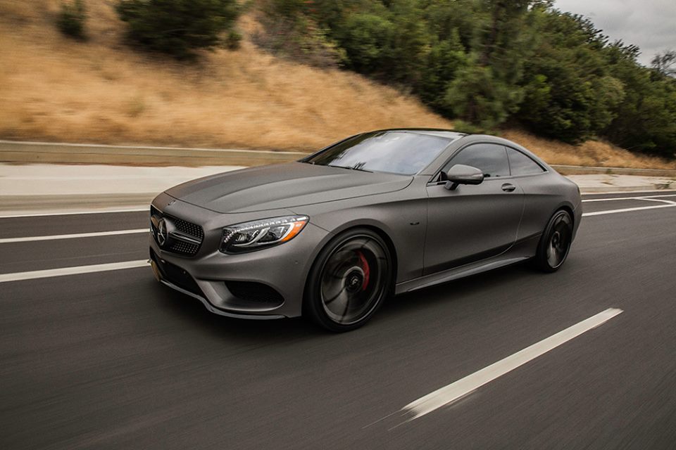Gunmetal Grey Mercedes-Benz S-Class Coupe Fitted With Forgiato Wheels
