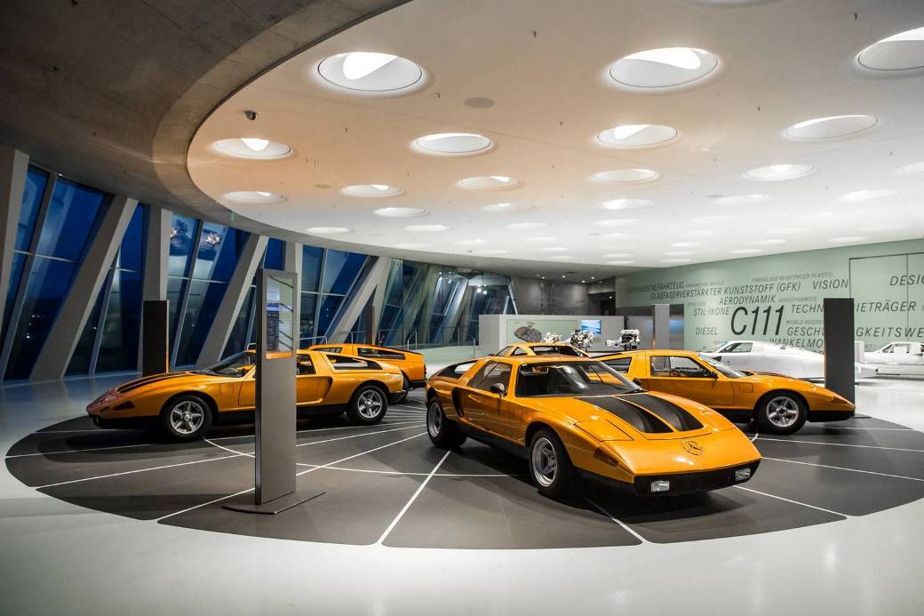 Mercedes-Benz Museum Display Iconic Mercedes-Benz C111