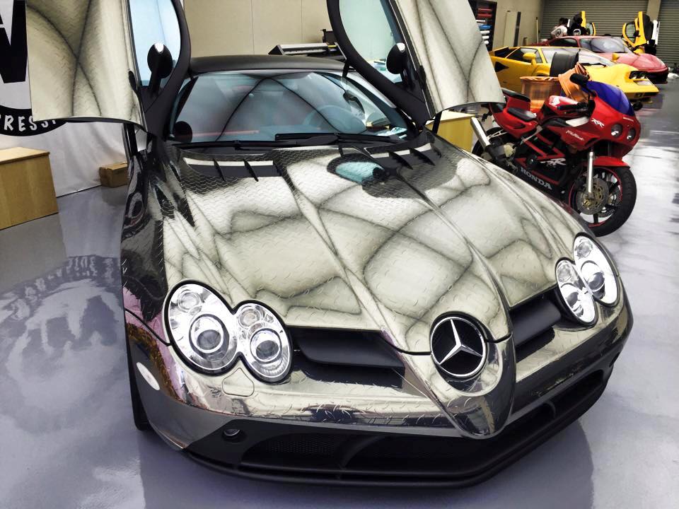 Tuned McLaren Mercedes-Benz SLRs On Display