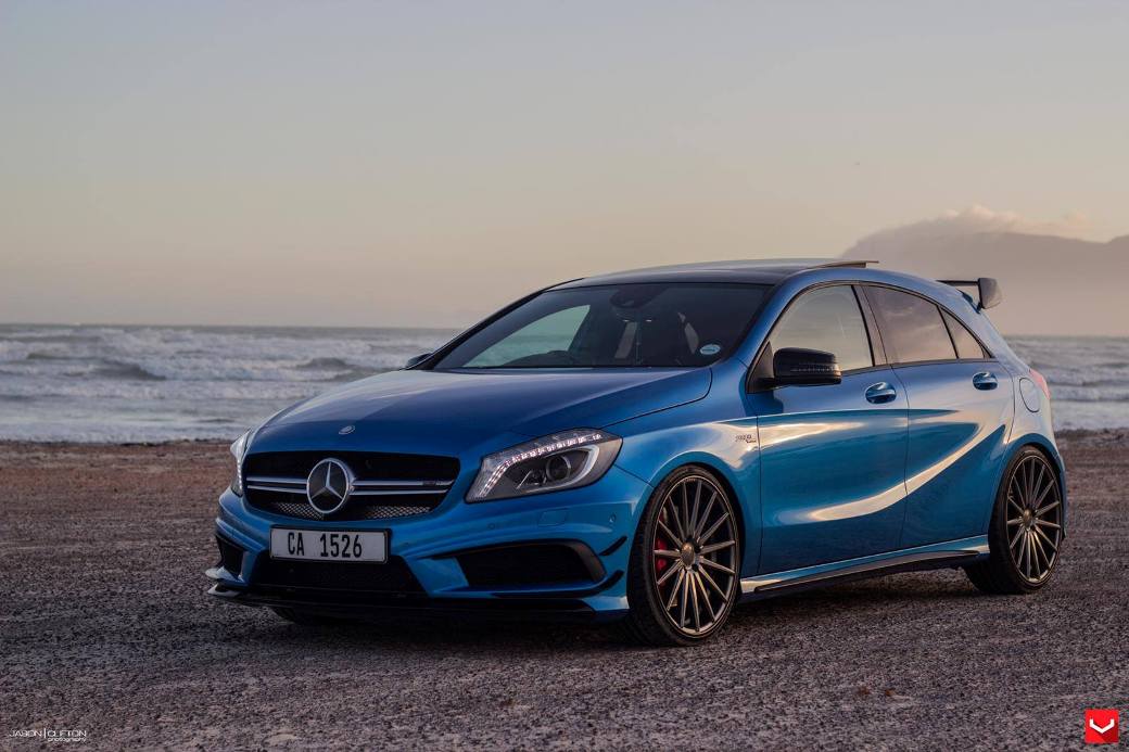 Vossen Wheels On A Mercedes-Benz A45 AMG Spotted