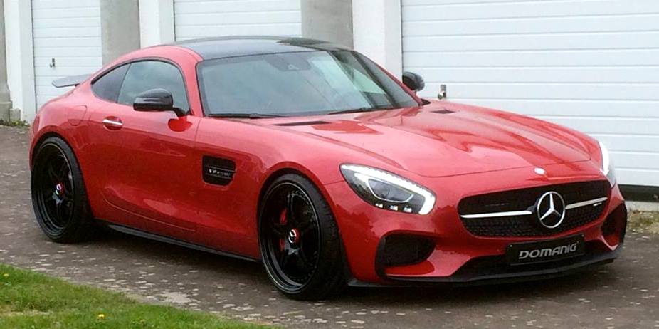 Mercedes AMG gt Red Chrome