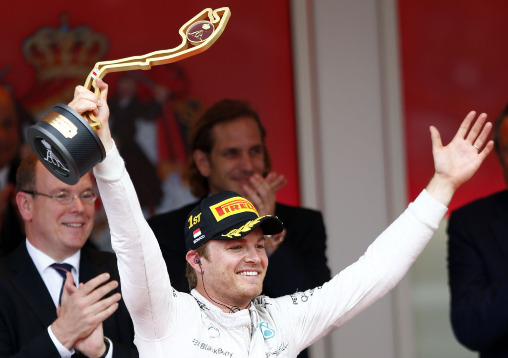 Rosberg wins third straight Monaco GP