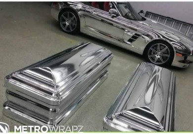 chrome mercedes sls amg