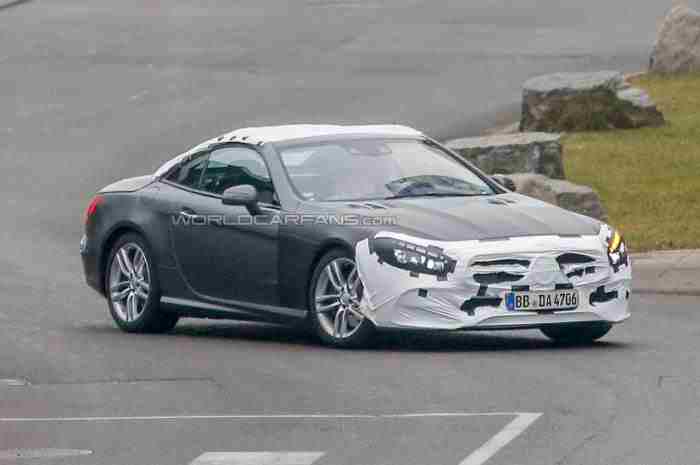 mercedes-benz sl with facelift