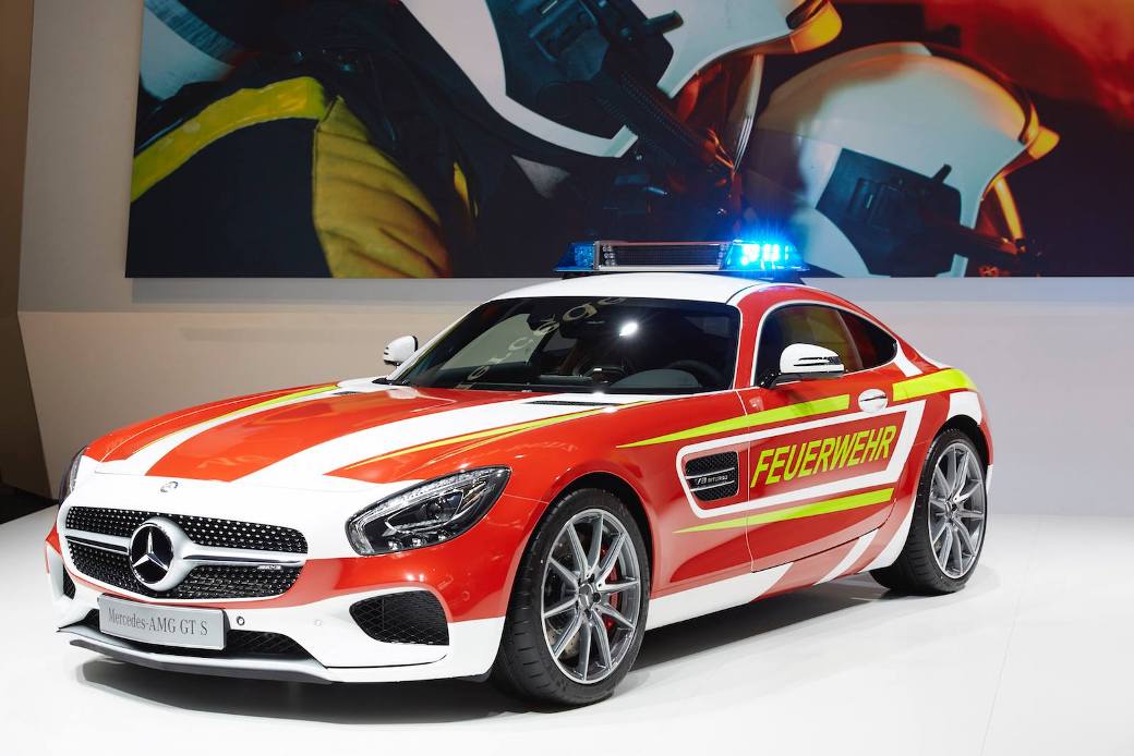 Mercedes-AMG GT S Fire Department Edition Displayed At The Interschutz Show