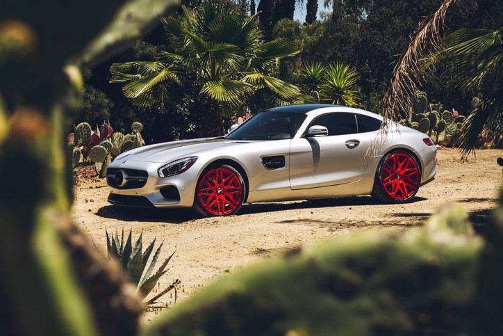 Mercedes-AMG GT S Given Red Forgiato Wheels