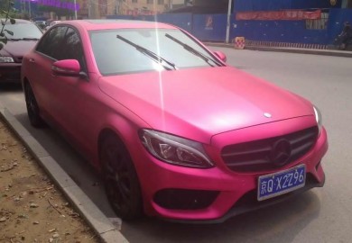 Mercedes-Benz C-Class L in Pink