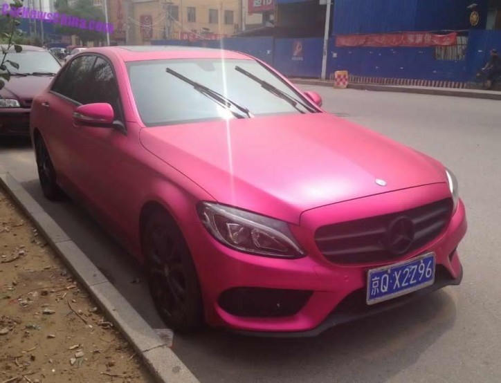 Mercedes-Benz C-Class L in Pink