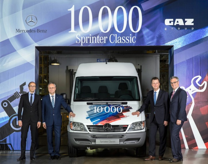 Mercedes-Benz Sprinter 10000 units GAZ plant