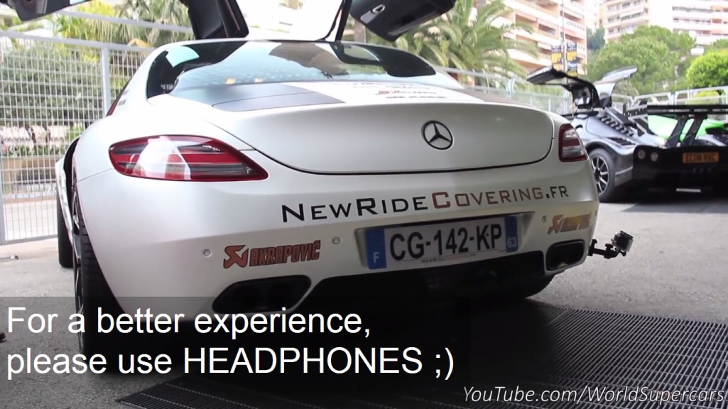 Hear The Roar Of An Akrapovic-Enhanced Mercedes-Benz SLS AMG