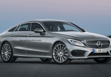 Four-Door Mercedes-Benz C-Class Coupe Rendered