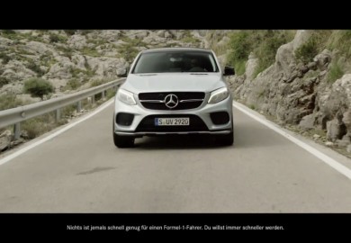 Lewis Hamilton Shares F1 Experience In Mercedes-Benz GLE Coupe Ad