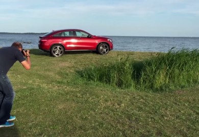 2016 Mercedes-Benz GLE Coupe Cruises Along The Baltic Coast