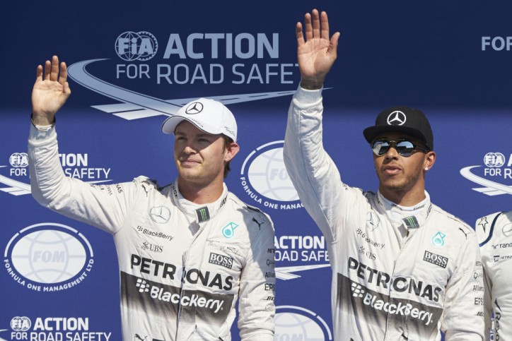 2015 Belgian Grand Prix qualifying: Lewis Hamilton takes pole for Mercedes; Rosberg P2