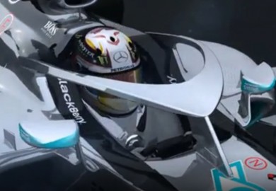 mercedes f1 car halo