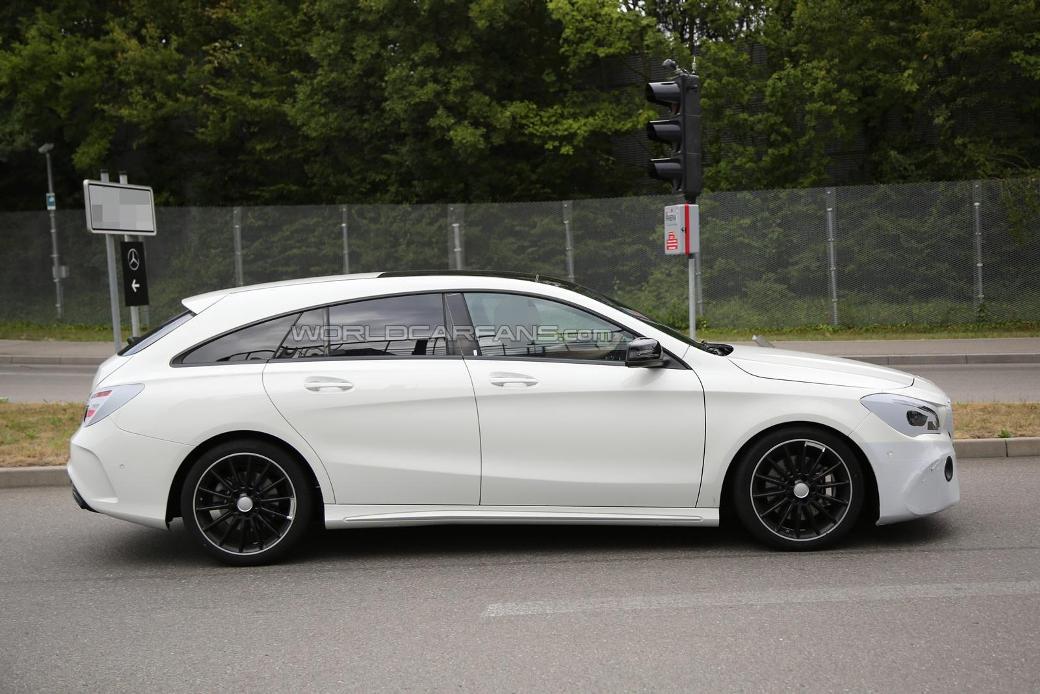 Latest Spy Shots Of The Updated Mercedes-Benz CLA Shooting Brake 