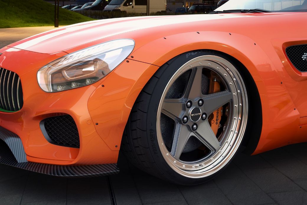 Cool Widebody Kit Rendered By GWA For Mercedes-AMG GT S