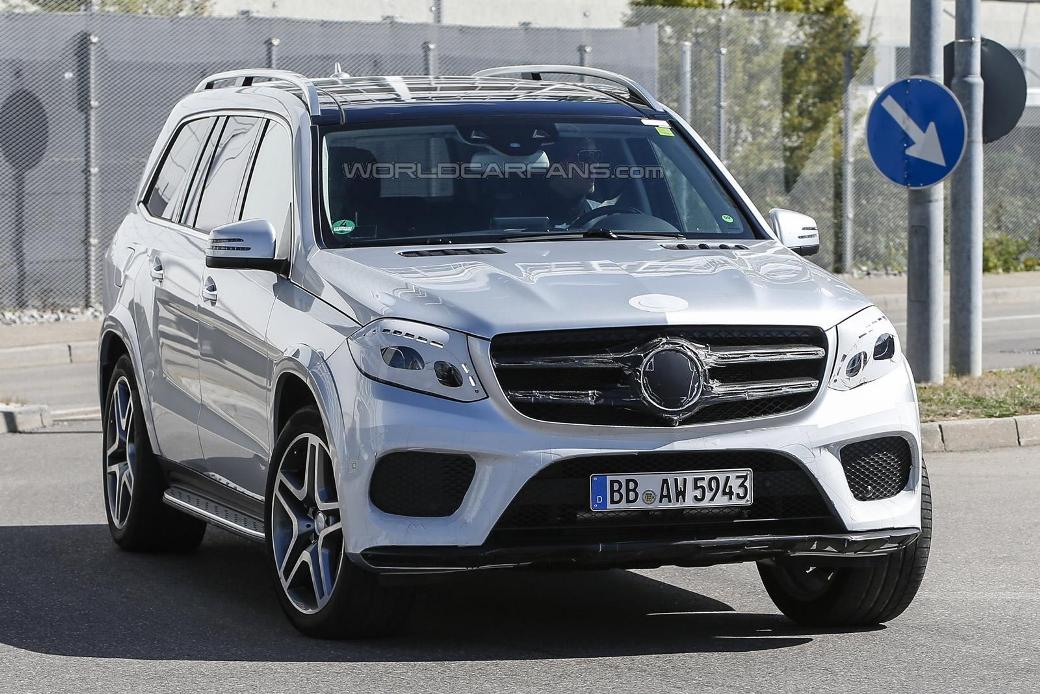 Spy Shots Show Barely Covered 2016 Mercedes-Benz GLS