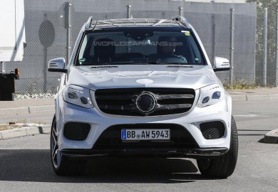Spy Shots Show Barely Covered 2016 Mercedes-Benz GLS
