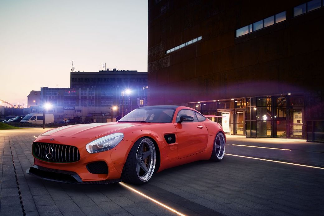 Cool Widebody Kit Rendered By GWA For Mercedes-AMG GT S