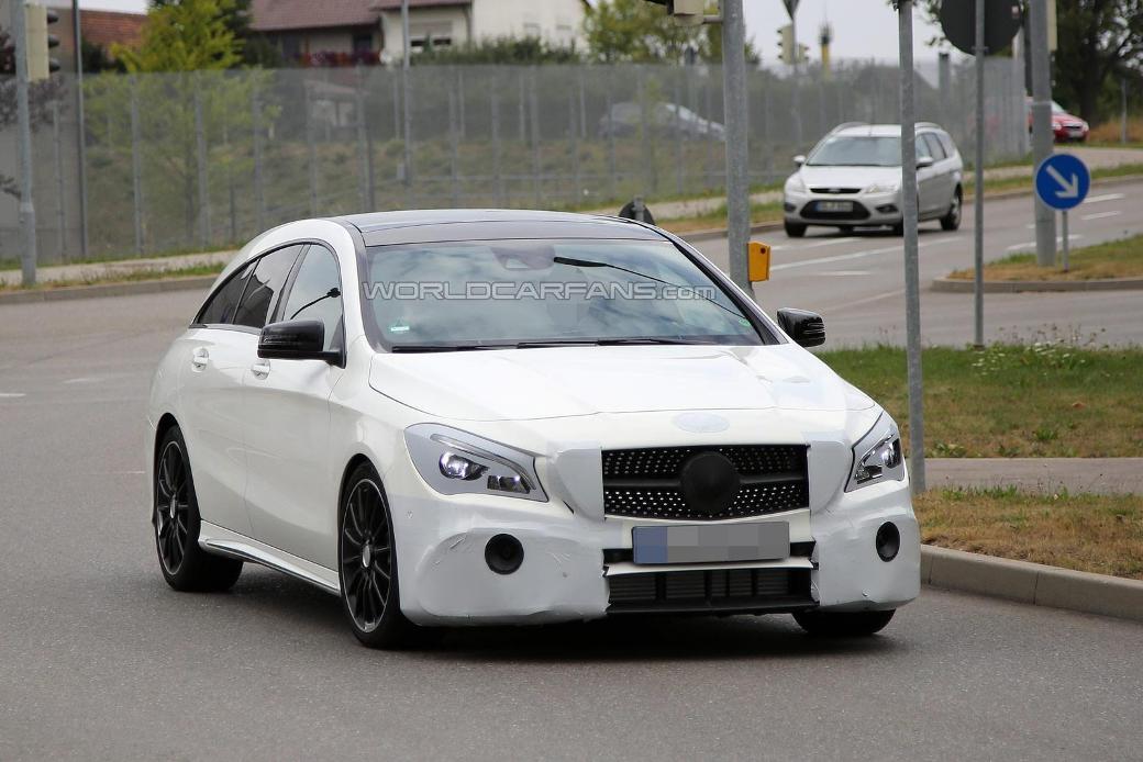 Latest Spy Shots Of The Updated Mercedes-Benz CLA Shooting Brake 