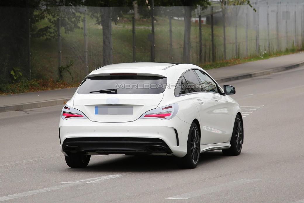 Latest Spy Shots Of The Updated Mercedes-Benz CLA Shooting Brake 