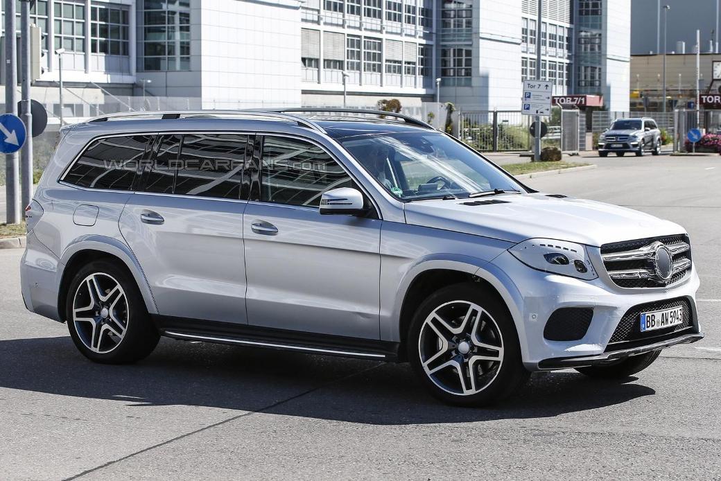Spy Shots Show Barely Covered 2016 Mercedes-Benz GLS