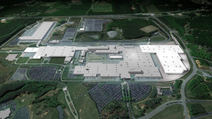 Mercedes-Benz Tuscaloosa plant upgrade rendering
