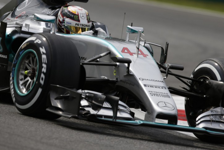 Mercedes F1 driver Lewis Hamilton wins 2015 Italian Grand Prix