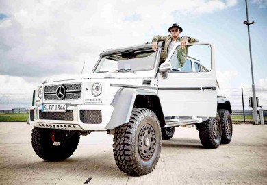 lewis hamilton mercedes g63 amg 6x6