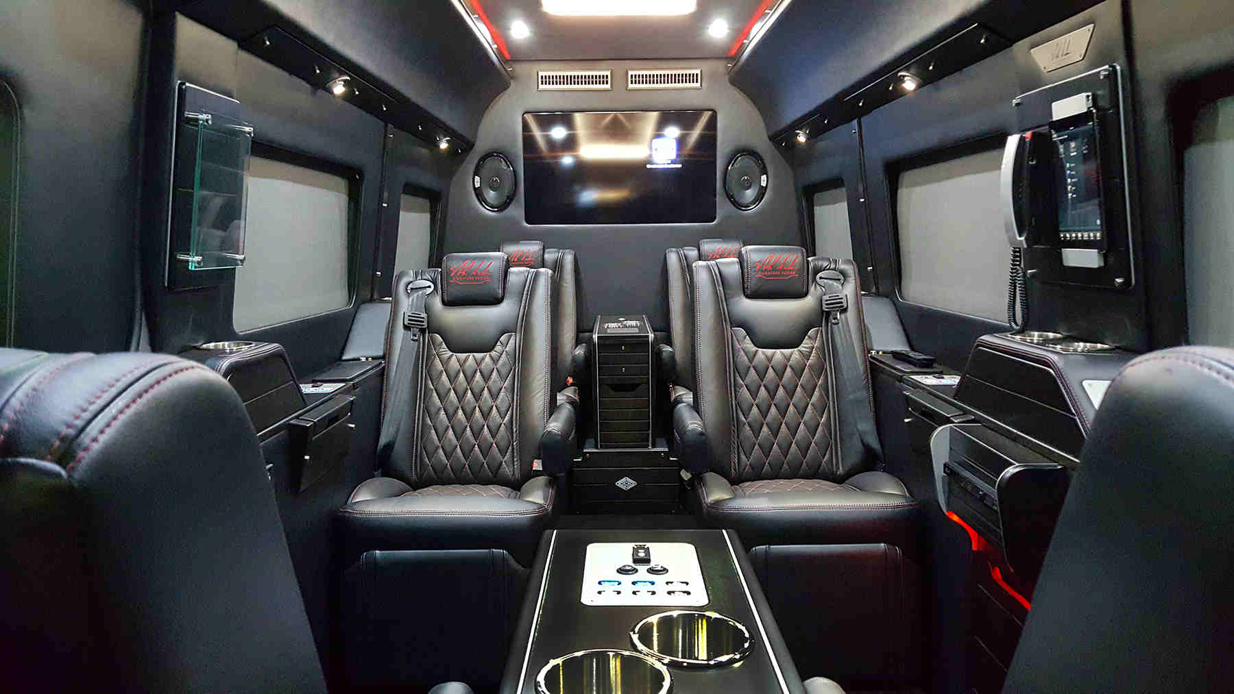 Nick Saban Pimps Up Mercedes Benz Sprinter Interior