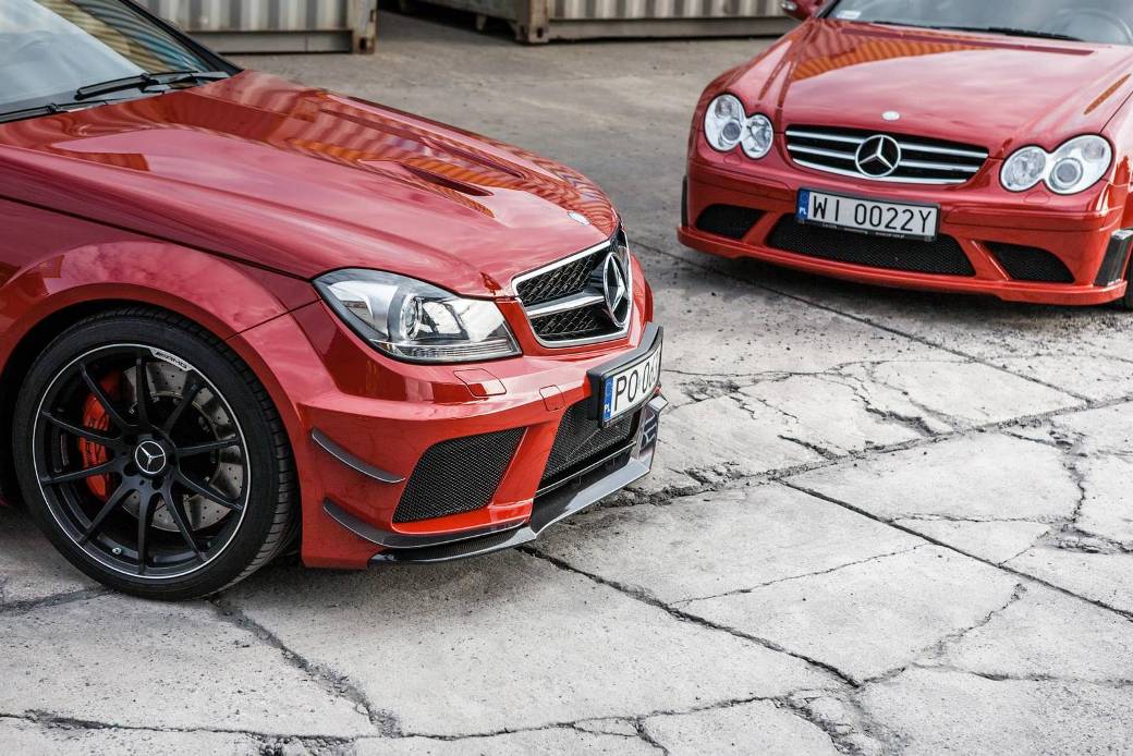 Appeal Of Mercedes-Benz C63 AMG and CLK63 AMG Black Series Displayed In A Photo Shoot