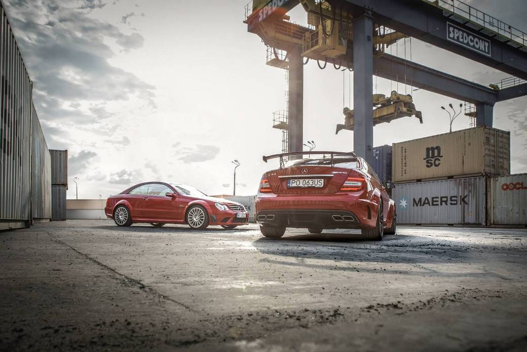 Appeal Of Mercedes-Benz C63 AMG and CLK63 AMG Black Series Displayed In A Photo Shoot