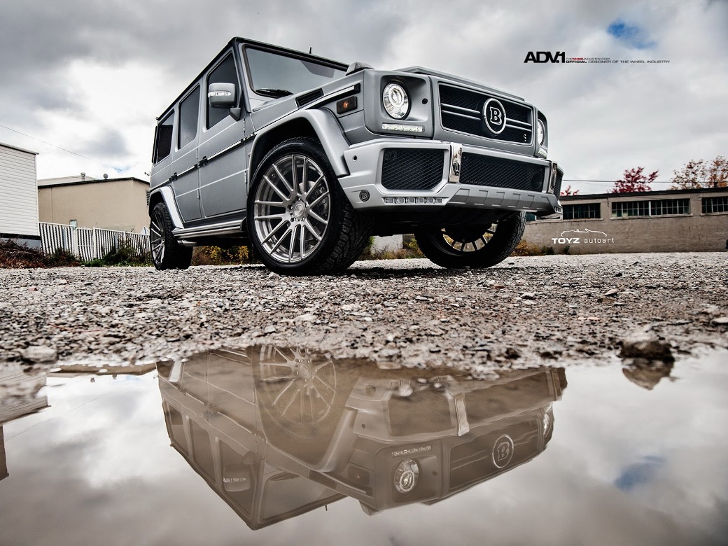 Brabus Tuned-Mercedes-Benz G63 Features Brushed Gunmetal