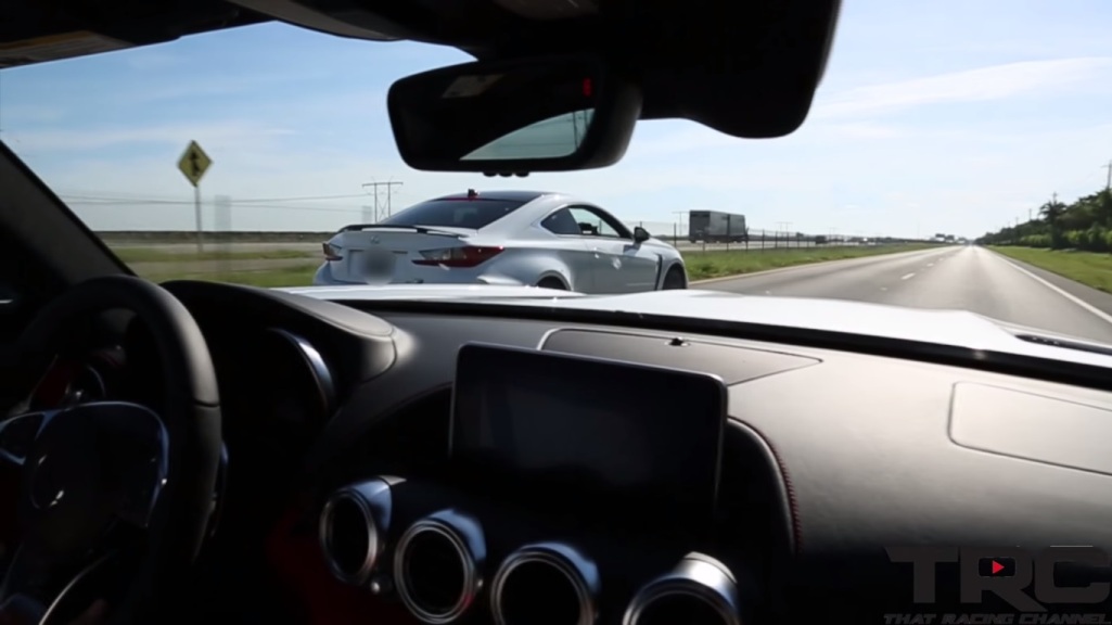 Lexus RC F Tries To Outrun A Mercedes-AMG GT S