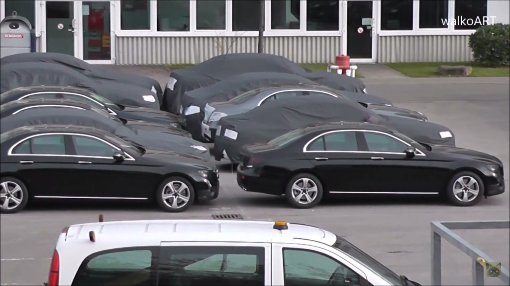 Hundreds Of 2016 Mercedes-Benz E-Class Prototypes Caught On Camera