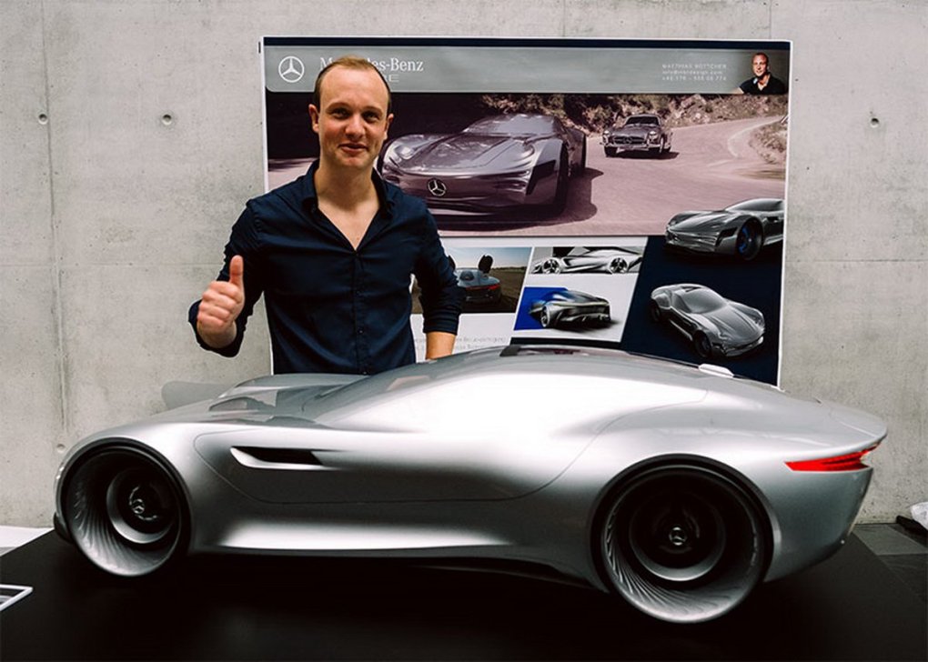 Futuristic Mercedes-Benz Concept Vehicle Created By German Designer