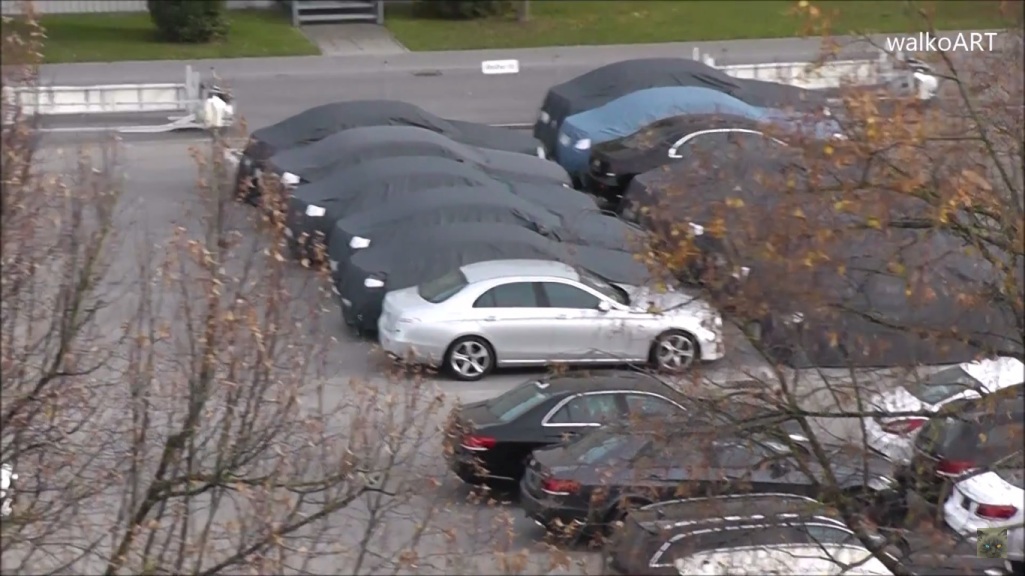 Hundreds Of 2016 Mercedes-Benz E-Class Prototypes Caught On Camera