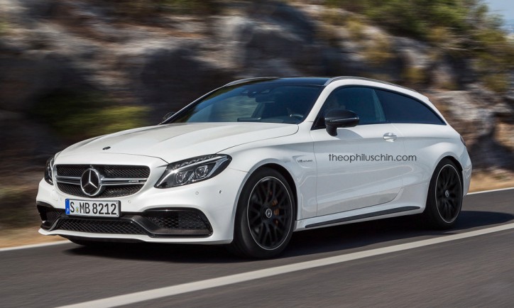 2016 Mercedes-AMG C63 S Shooting Brake Rendered