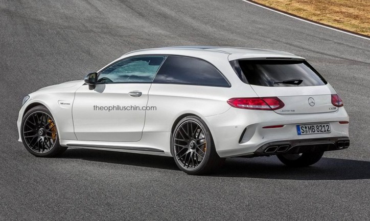 Mercedes-AMG C63 S Shooting-Brake (rear)